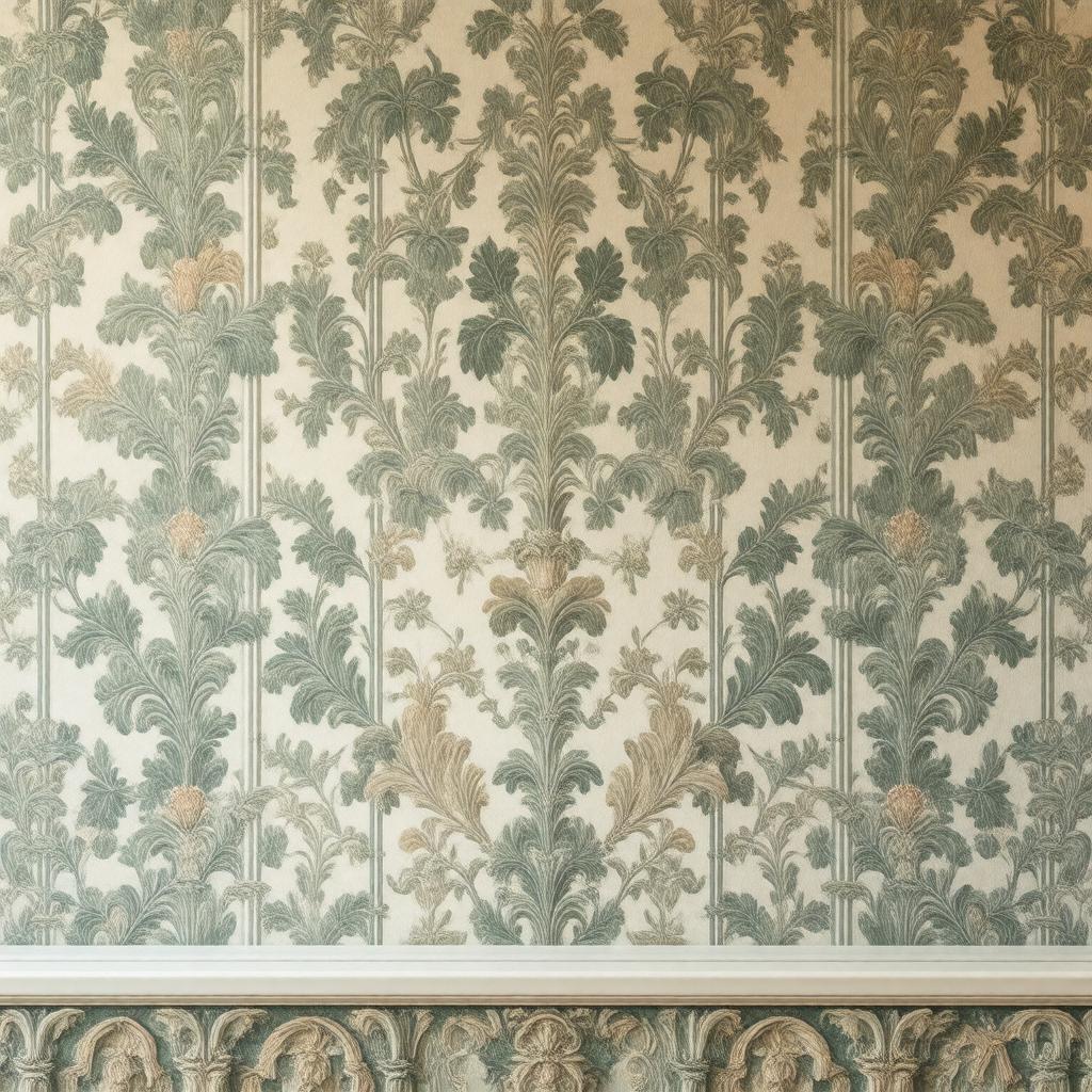 AI-created image of Acanthus wallpaper