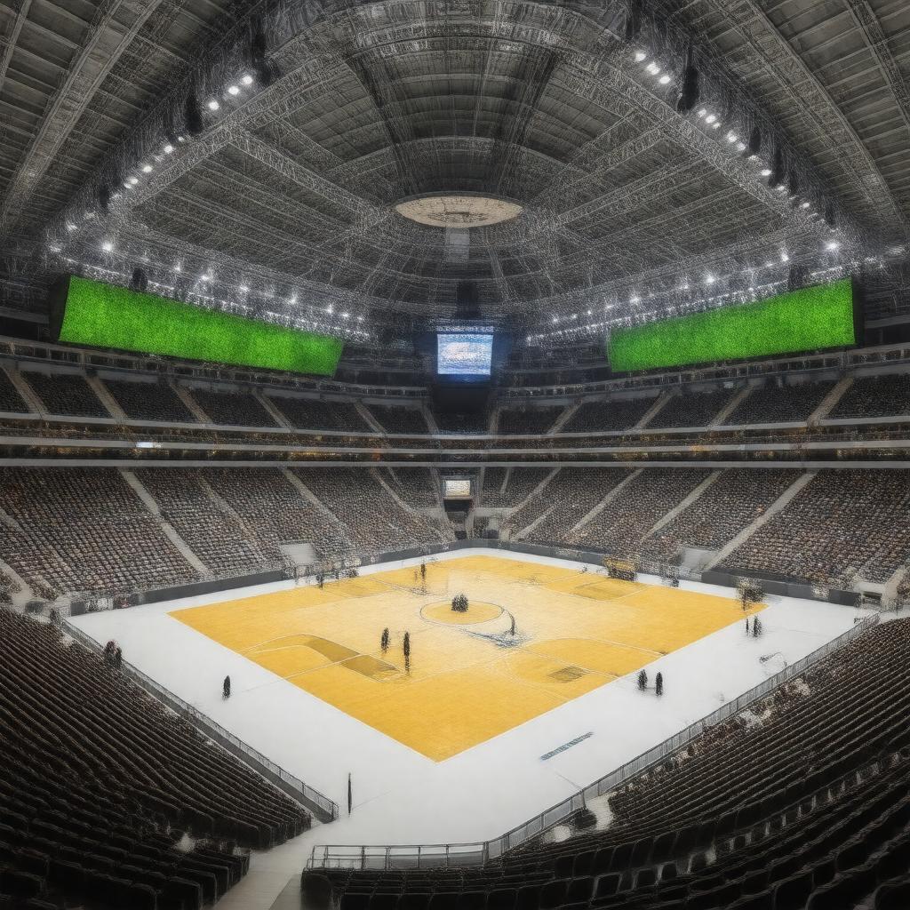 AI-created image of Accor Arena Paris