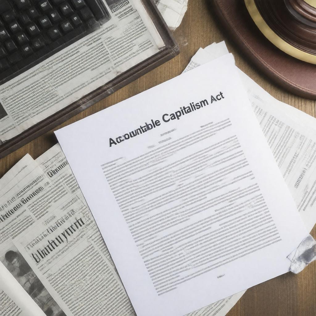 Click to view larger image AI-created image of Accountable Capitalism Act