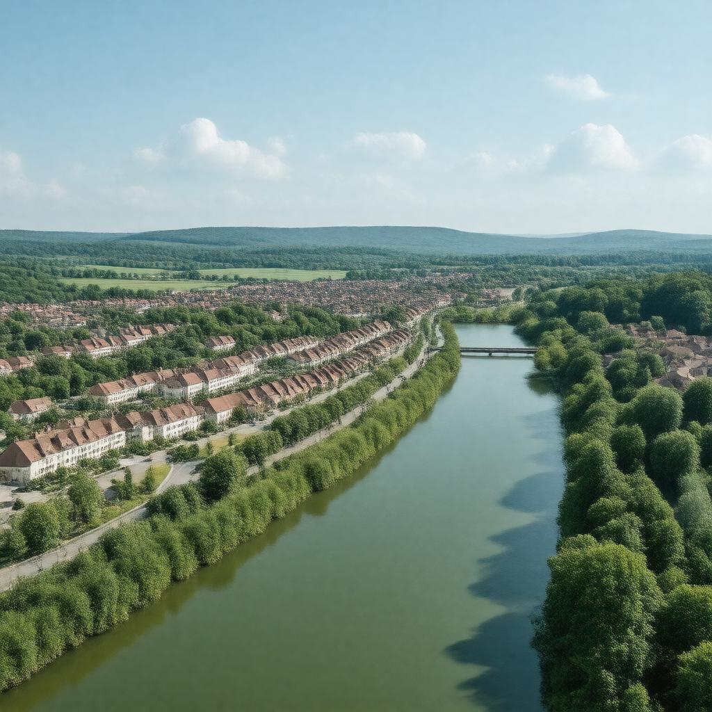 AI-created image of Achères, France