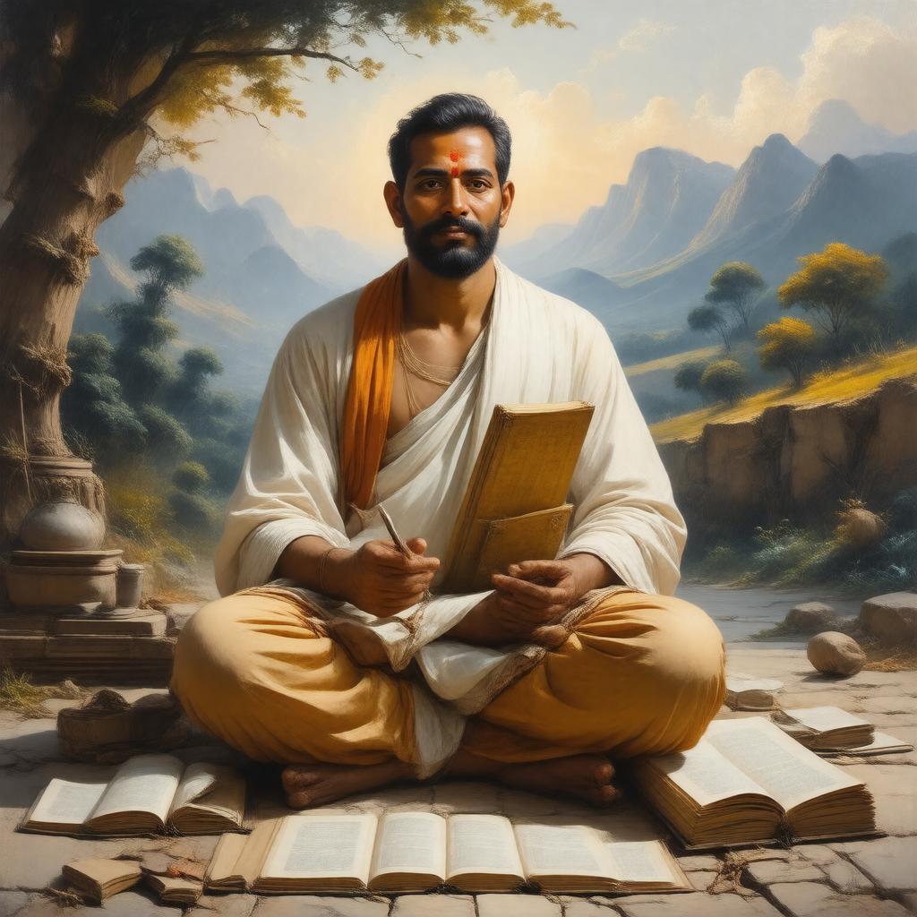 AI-created image of Acharya Hemachandra