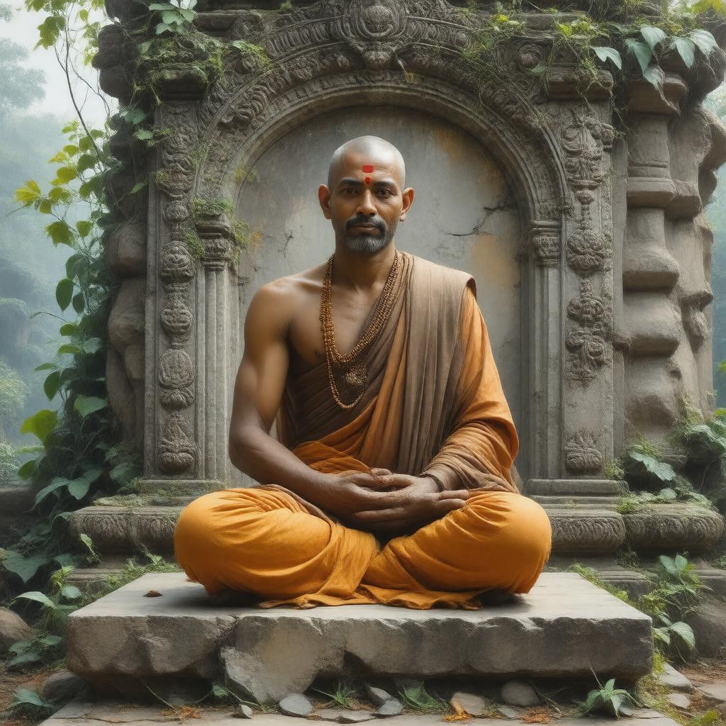 AI-created image of Acharya Kundakunda