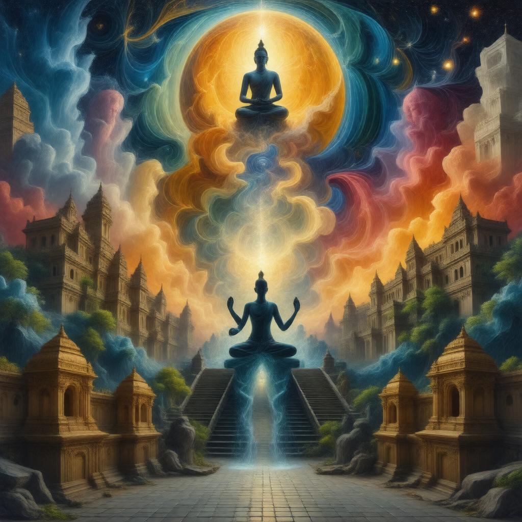 Click to view larger image AI-created image of Achintya Bheda Abheda