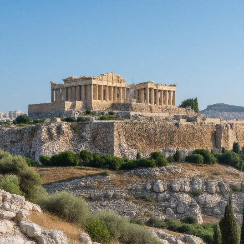 AI-created image of Acropolis of Athens