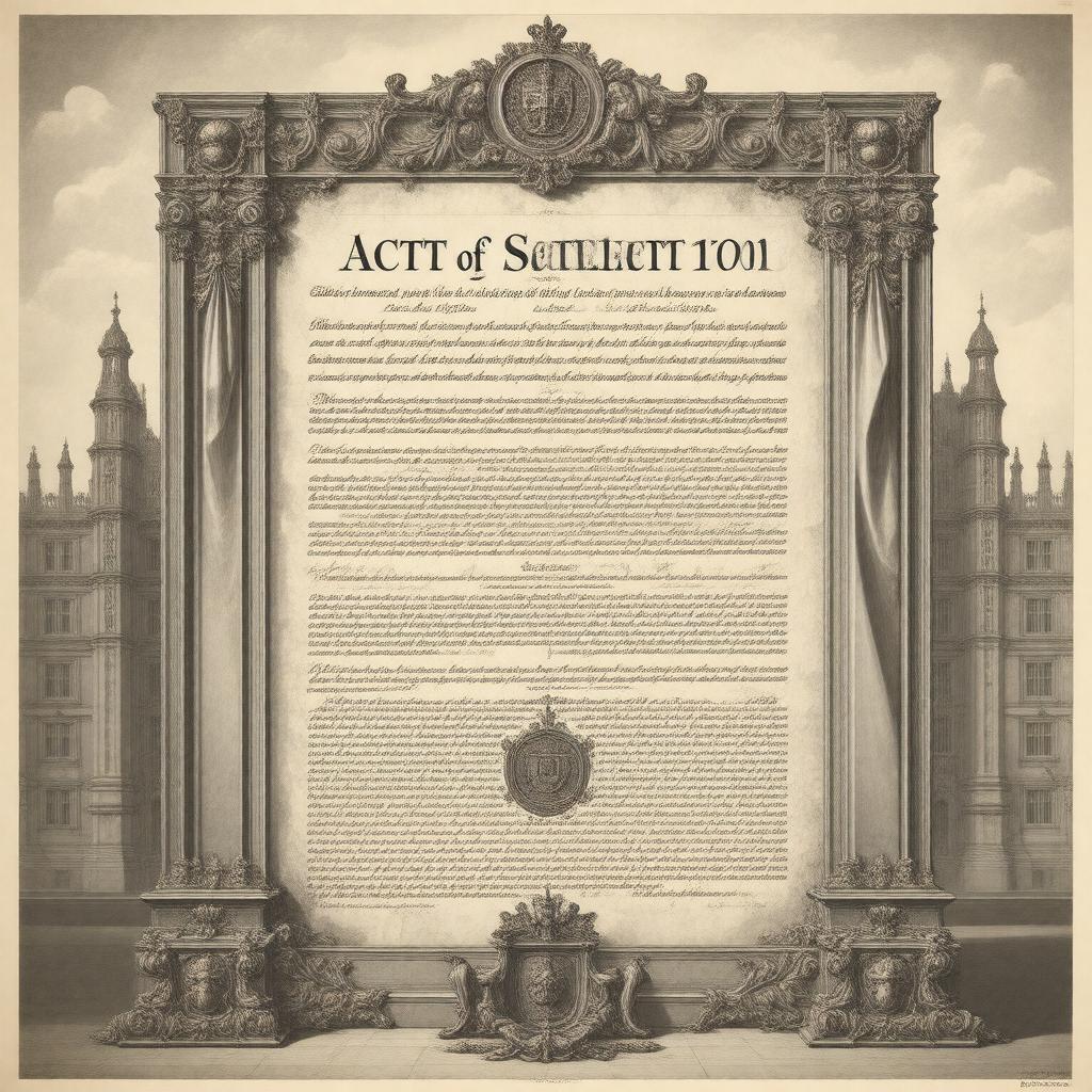 AI-created image of Act of Settlement 1701