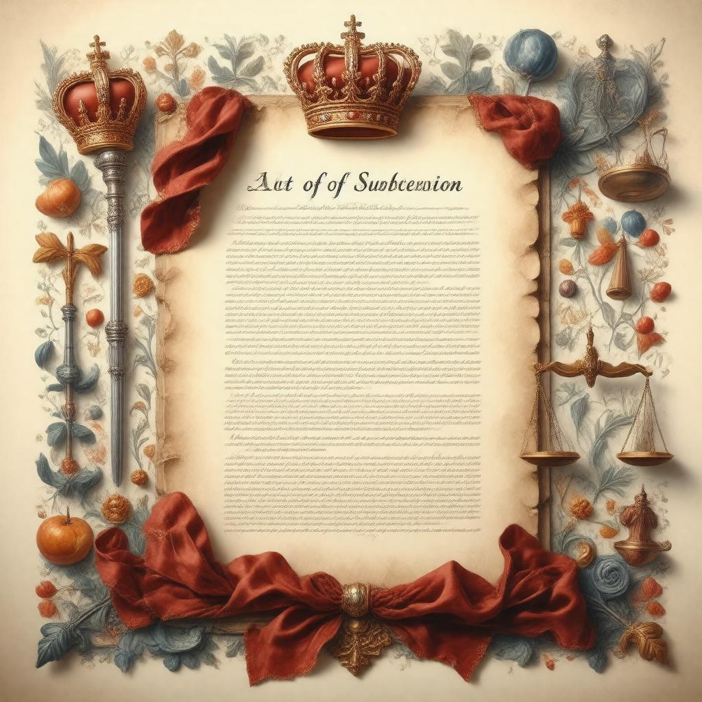 AI-created image of Act of Succession