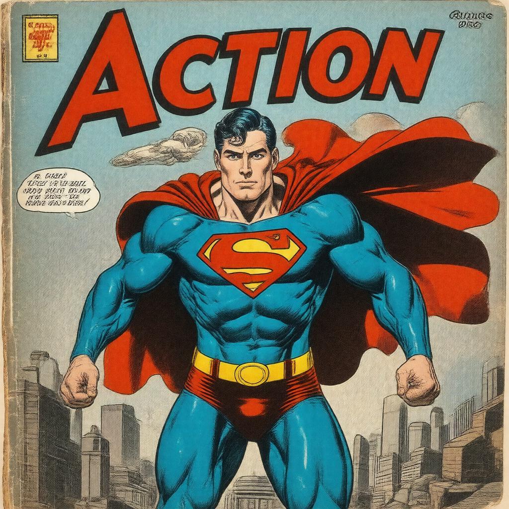 AI-created image of Action Comics #1