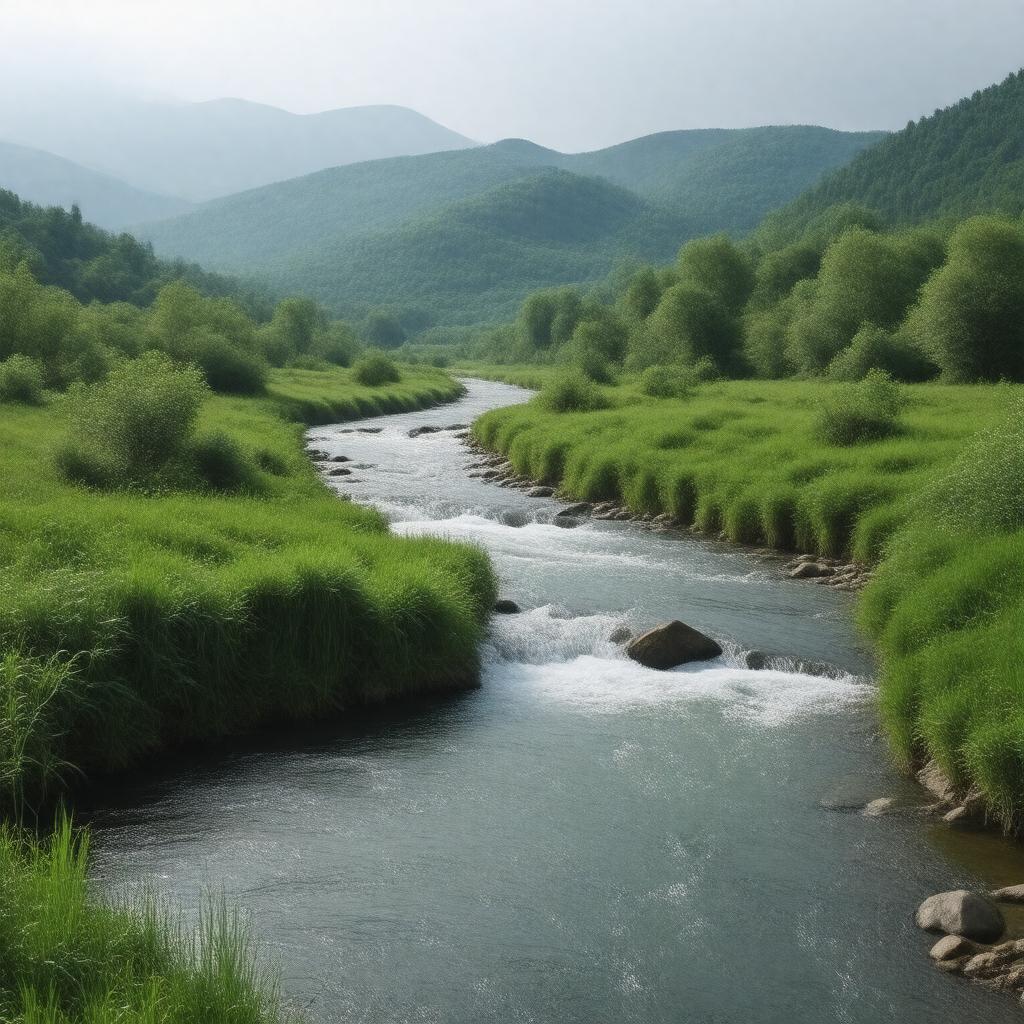 Click to view larger image AI-created image of Acu (river in Romania)