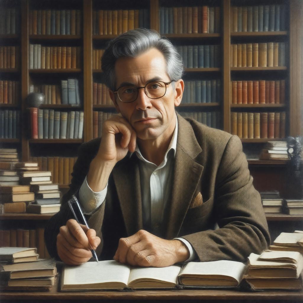 AI-created image of Adam Kirsch