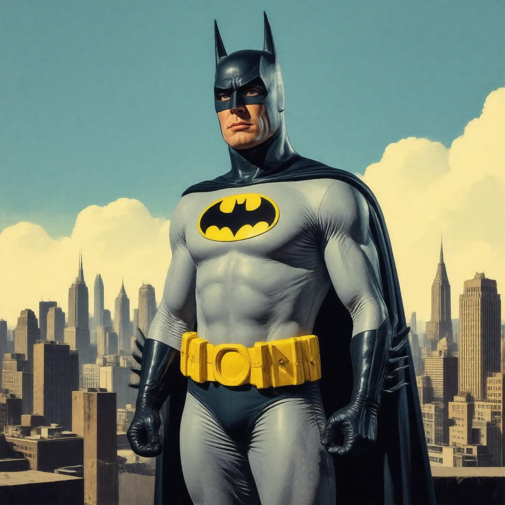 AI-created image of Adam West