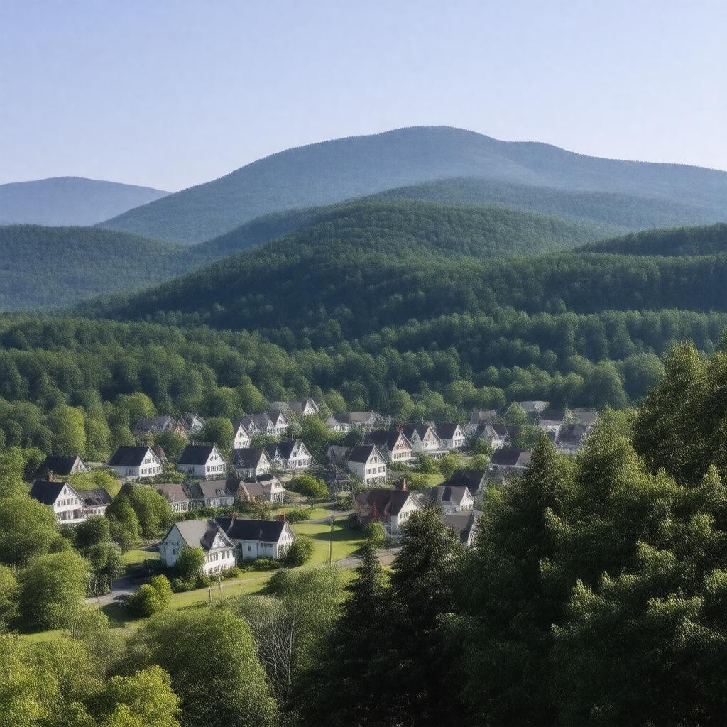 AI-created image of Adams, Massachusetts