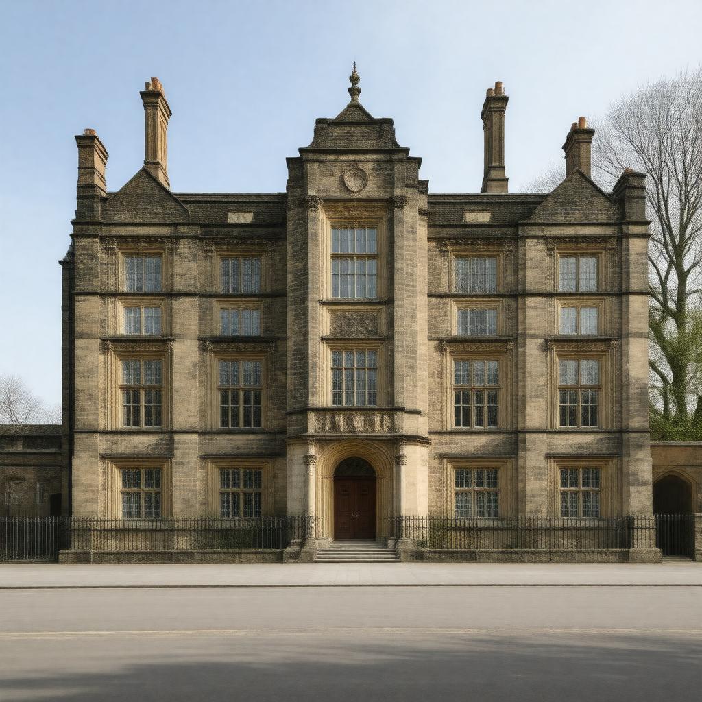 AI-created image of Addenbrooke's Hospital (original site)
