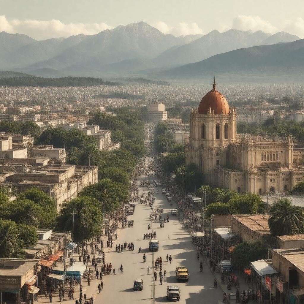 AI-created image of Addis Ababa