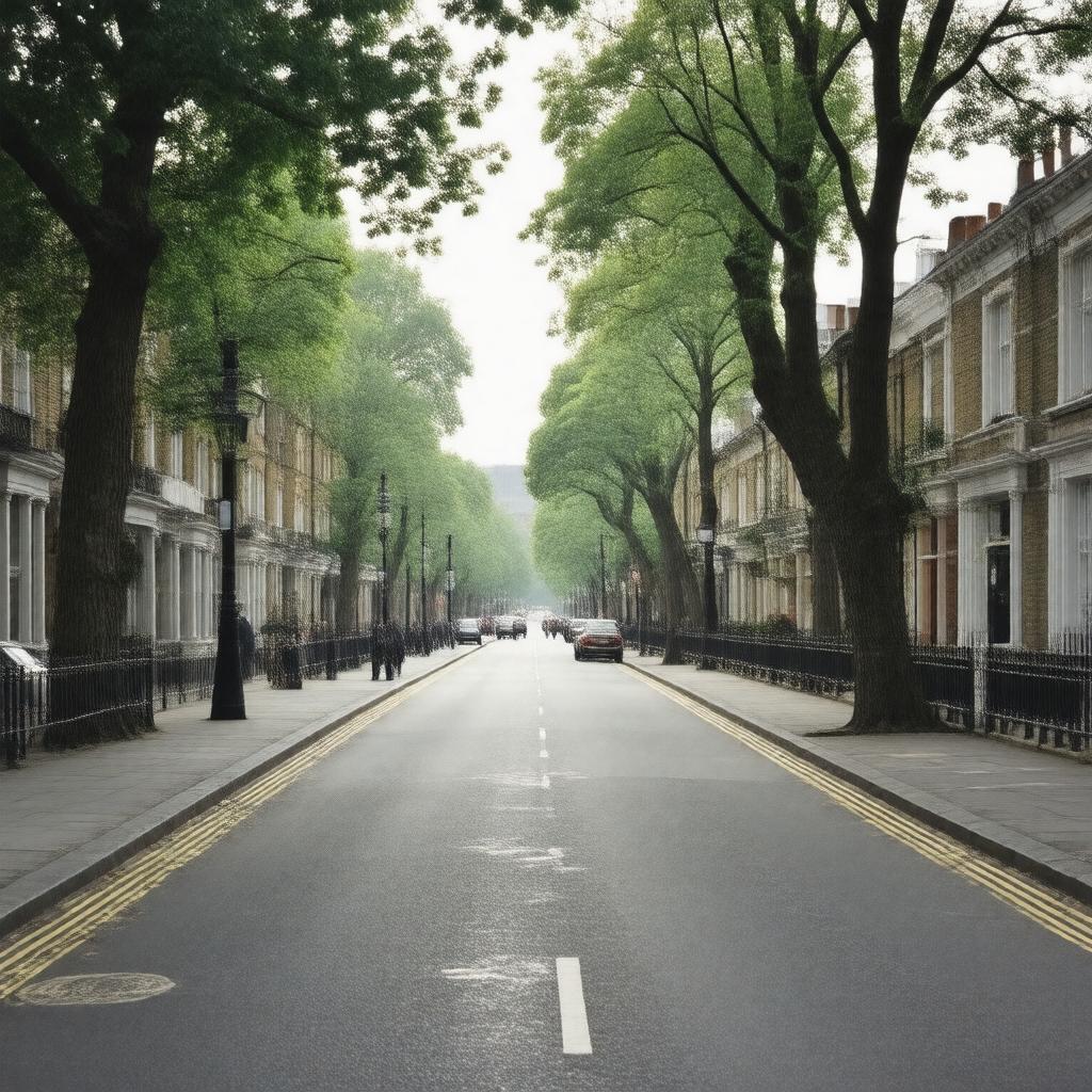 Click to view larger image AI-created image of Adelaide Road, Chalk Farm, London NW3