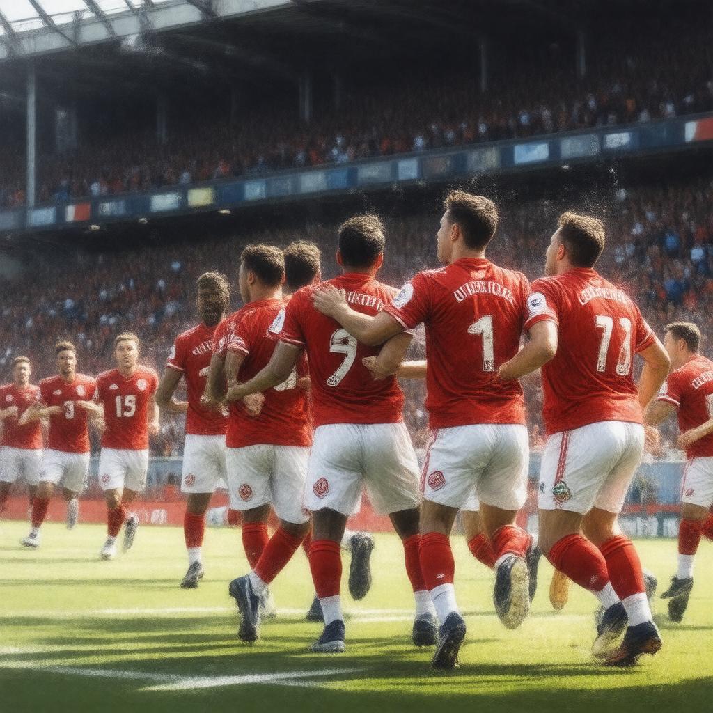 AI-created image of Adelaide United FC