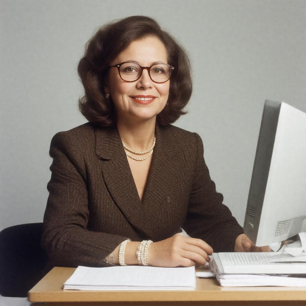 AI-created image of Adele Goldberg