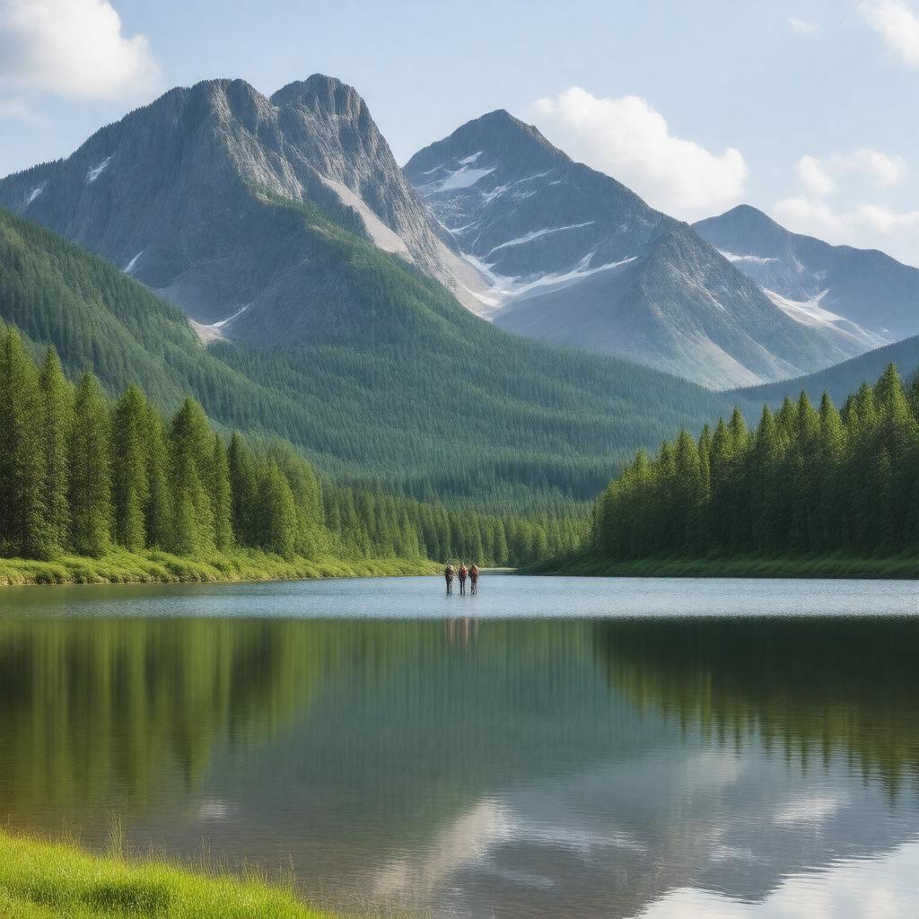 AI-created image of Adirondack Mountains