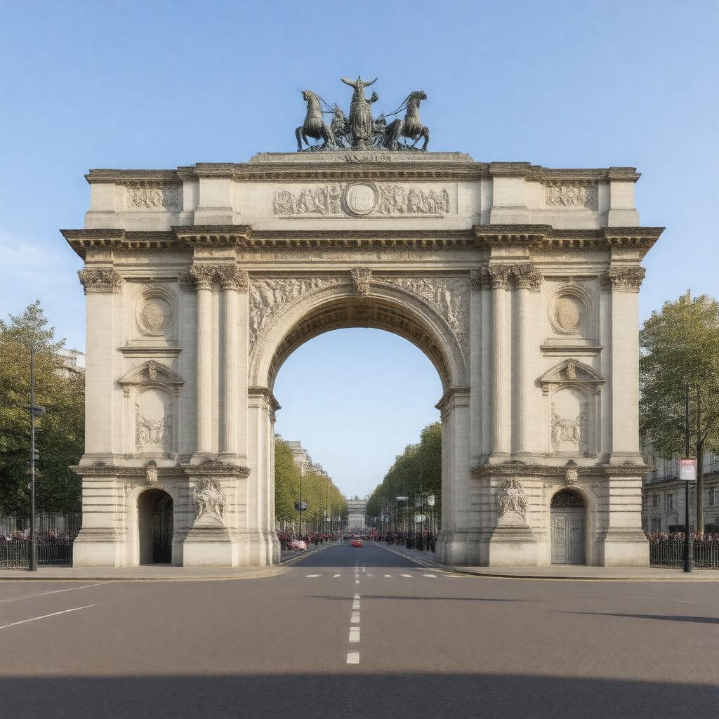 AI-created image of Admiralty Arch