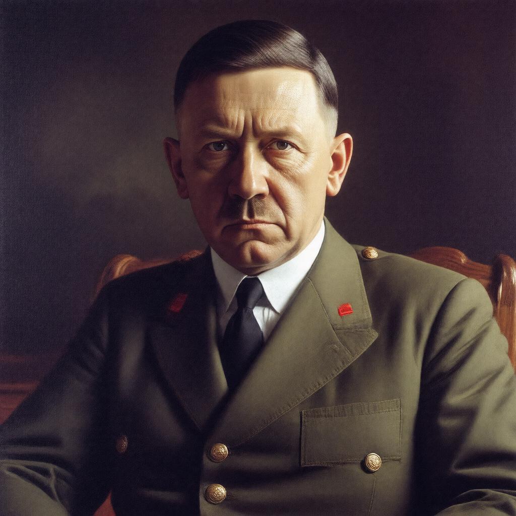 AI-created image of Adolf Hitler