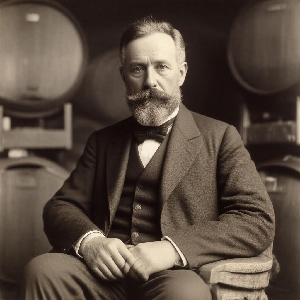 Click to view larger image AI-created image of Adolphus Busch