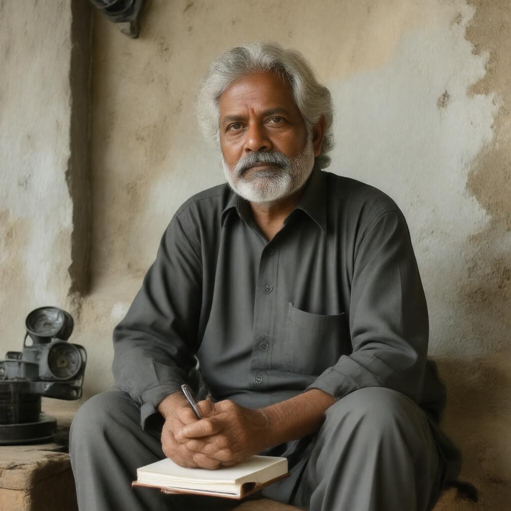 AI-created image of Adoor Gopalakrishnan