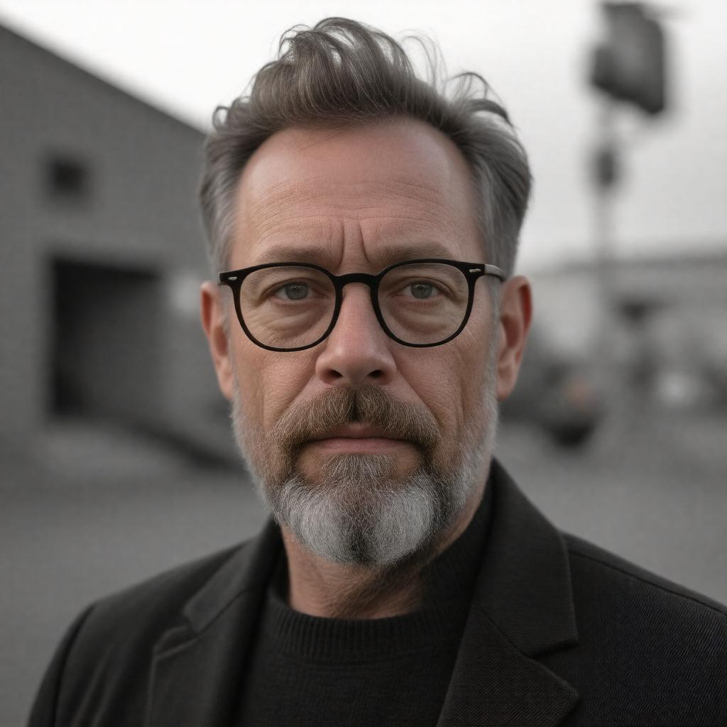 AI-created image of Adrian Biddle