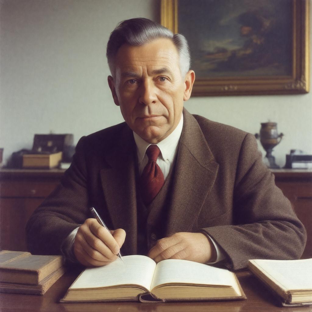 AI-created image of Adrian Conan Doyle