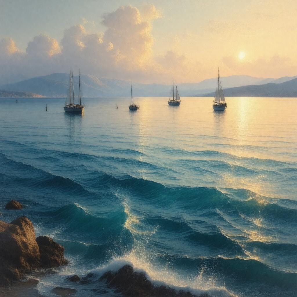 AI-created image of Adriatic Sea