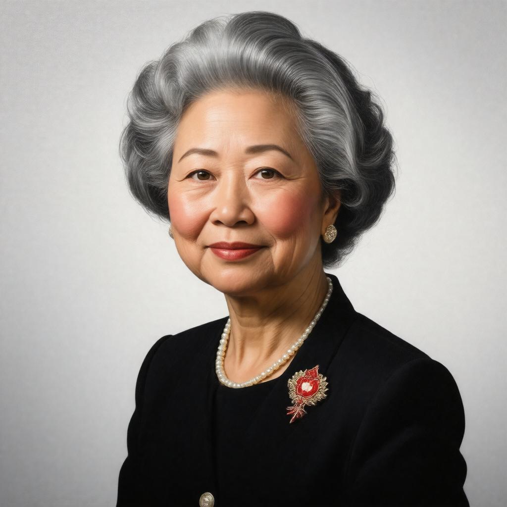 AI-created image of Adrienne Clarkson