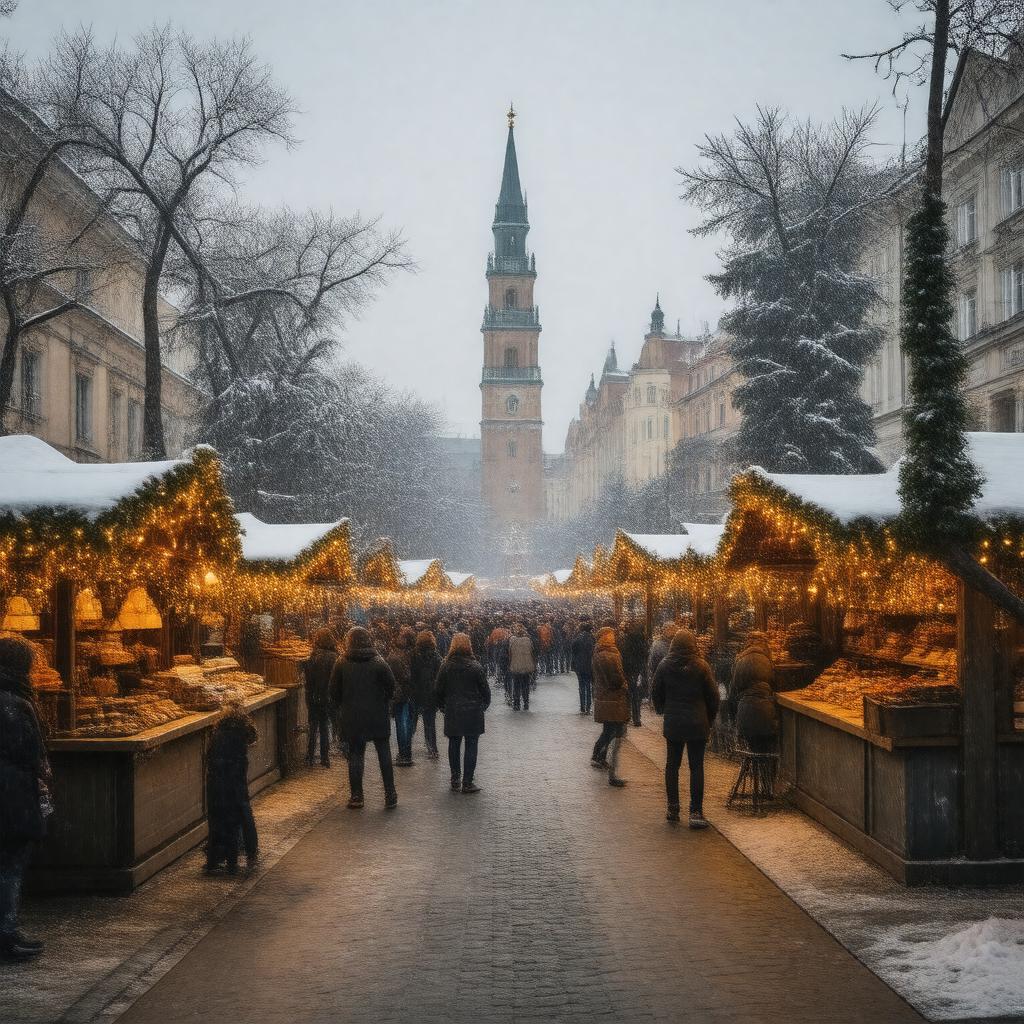 Click to view larger image AI-created image of Advent in Zagreb