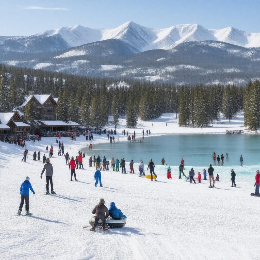 AI-created image of Adventure Mountain Lake Tahoe