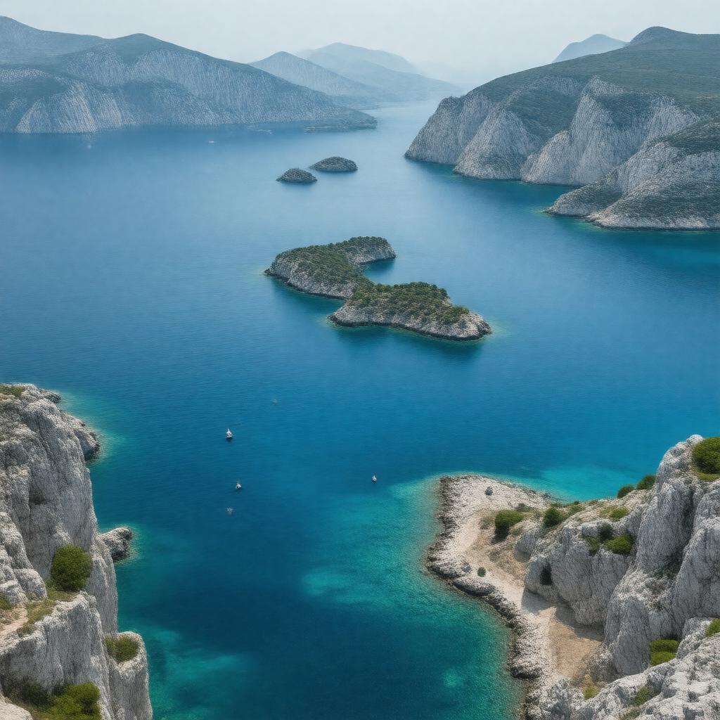 AI-created image of Aegean Sea