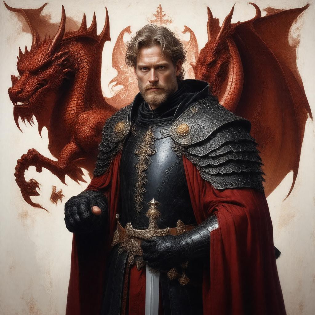 AI-created image of Aegon I Targaryen