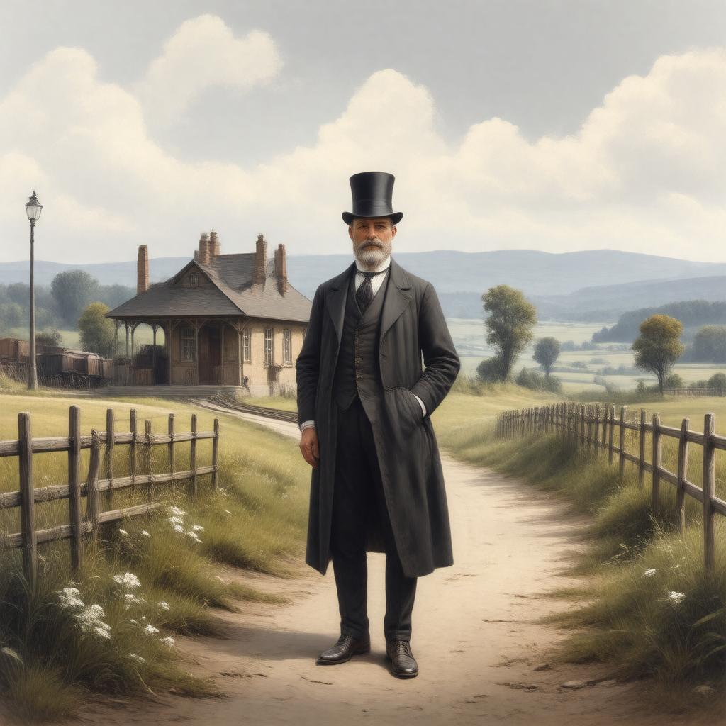 AI-created image of Aeneas Manston