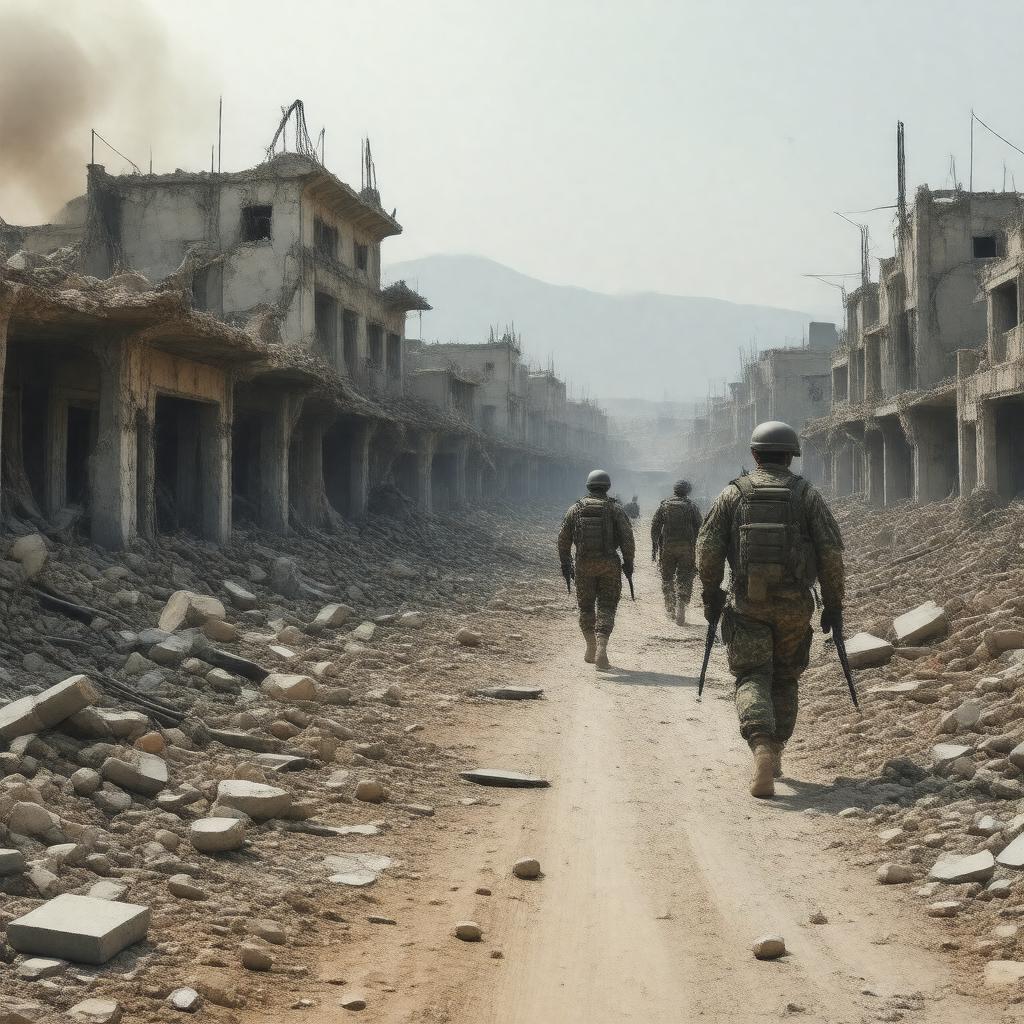 AI-created image of Afghan War