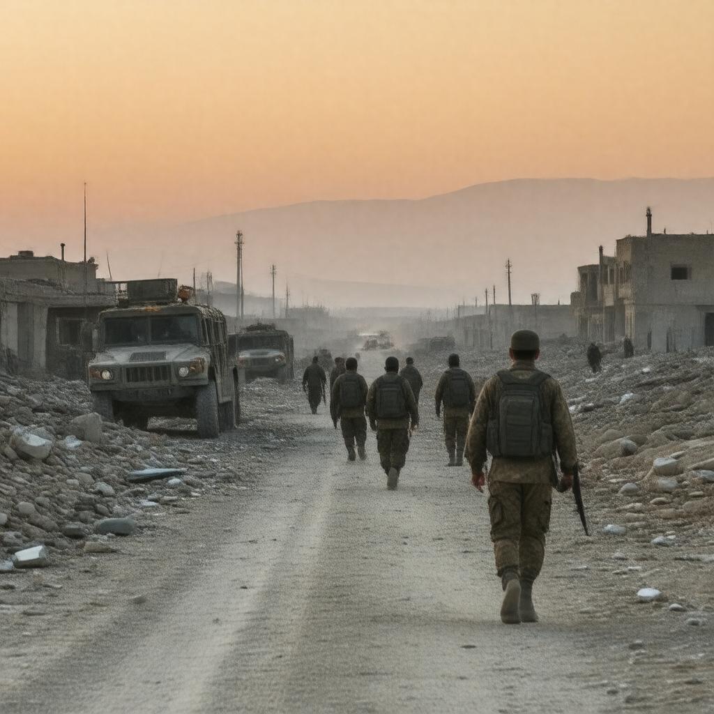 AI-created image of Afghanistan War