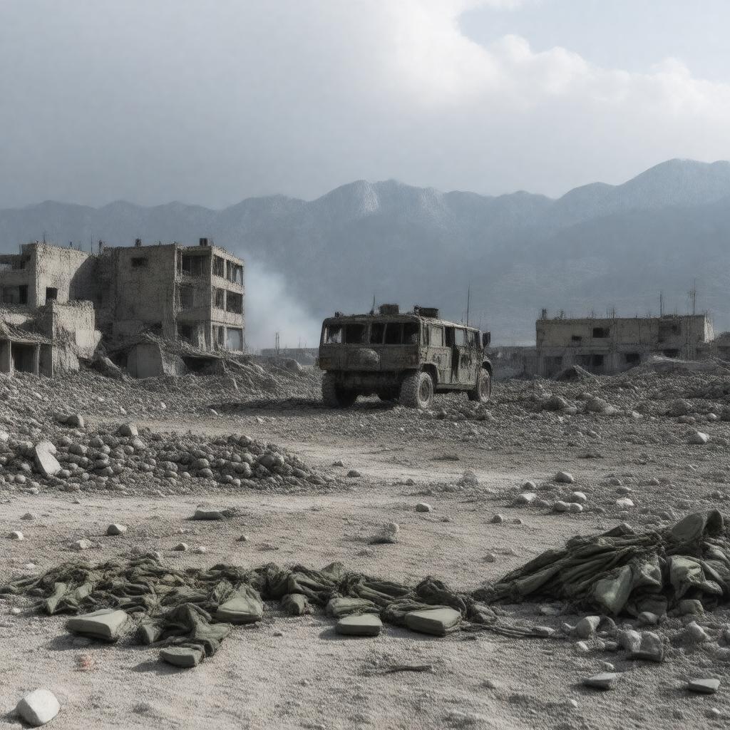 AI-created image of Afghanistan War (2001–2021)