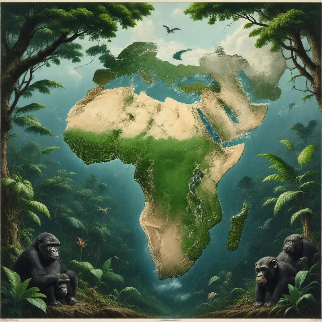 AI-created image of Africa Rainforest