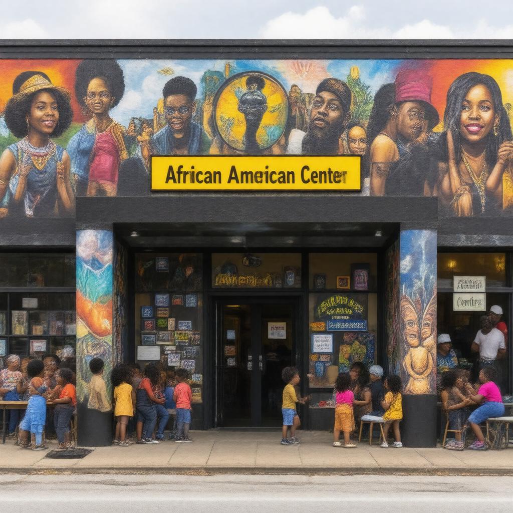 Click to view larger image AI-created image of African American Center