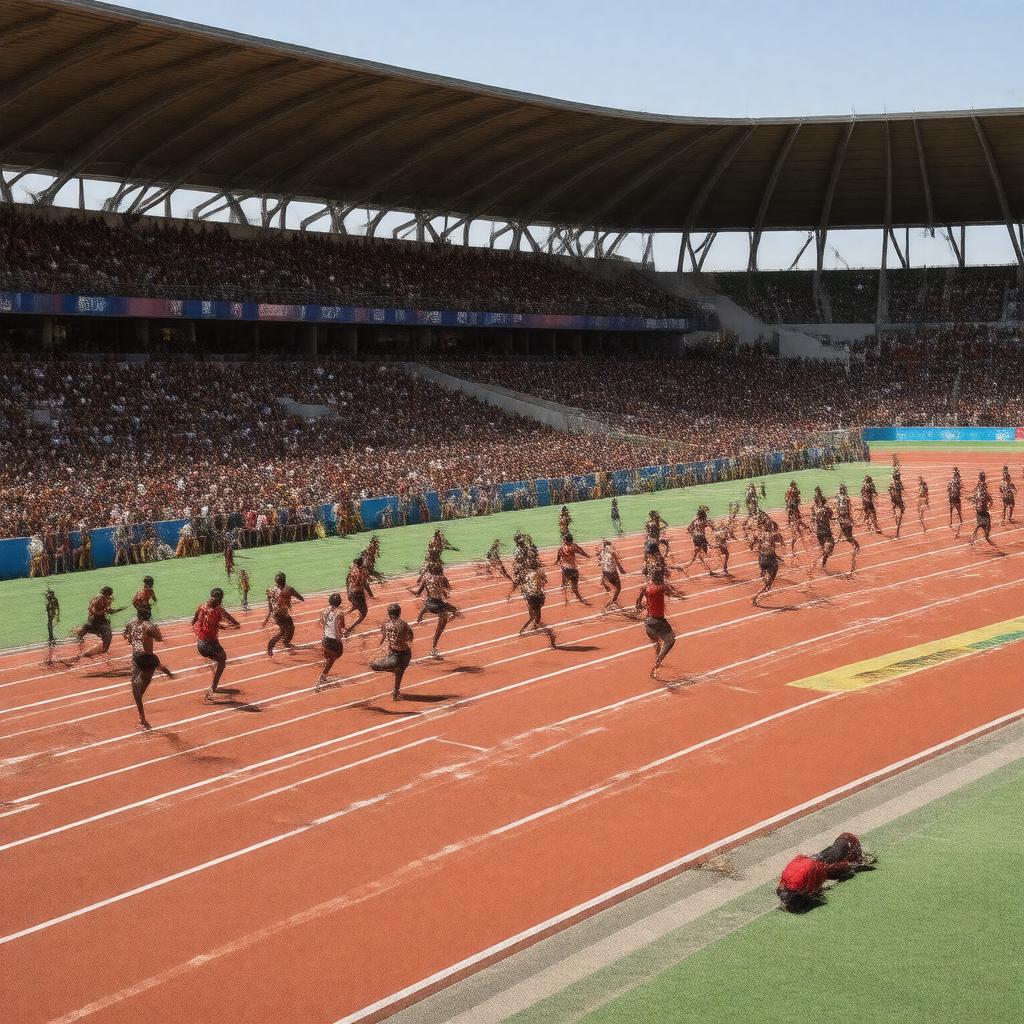 AI-created image of African Championships in Athletics