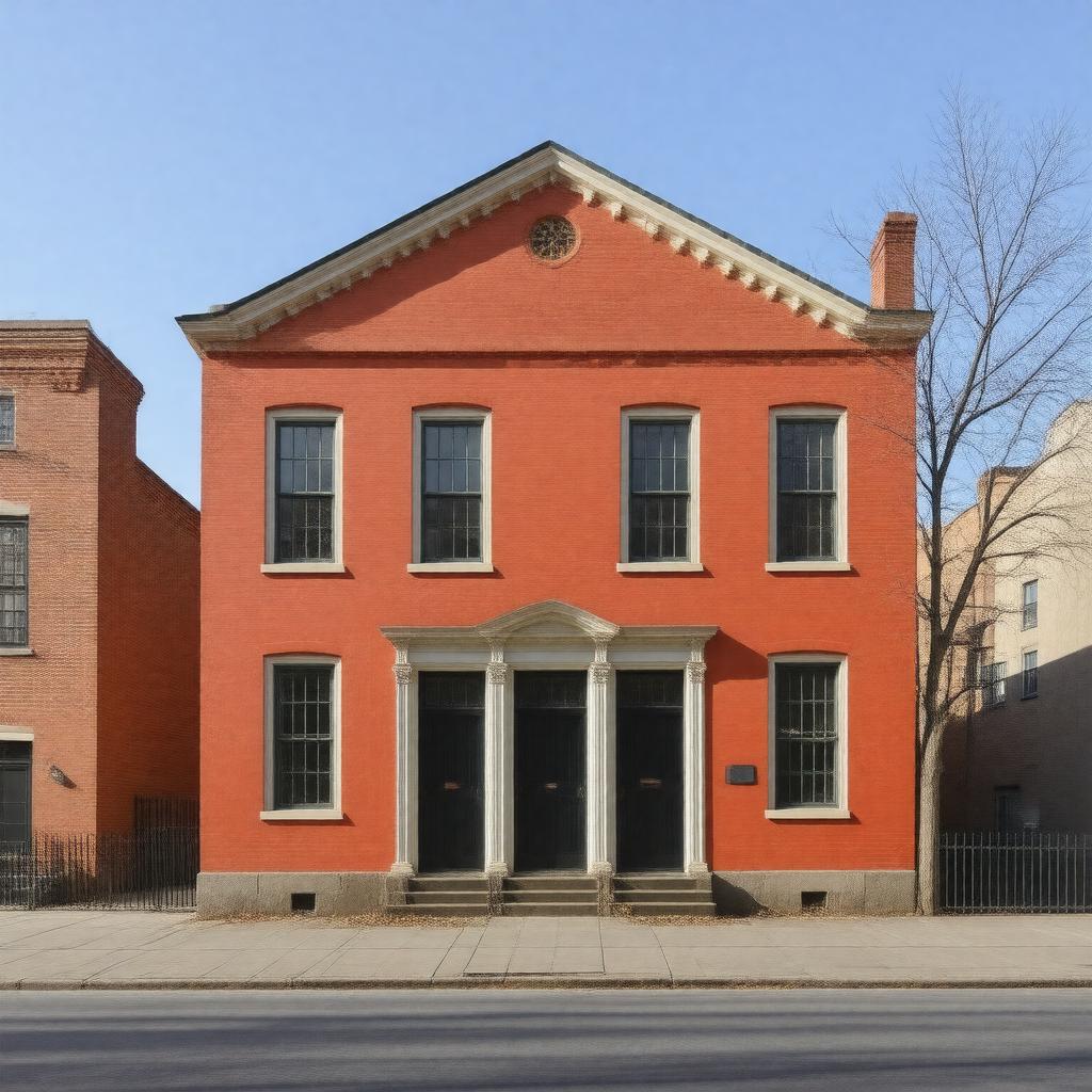 AI-created image of African Meeting House