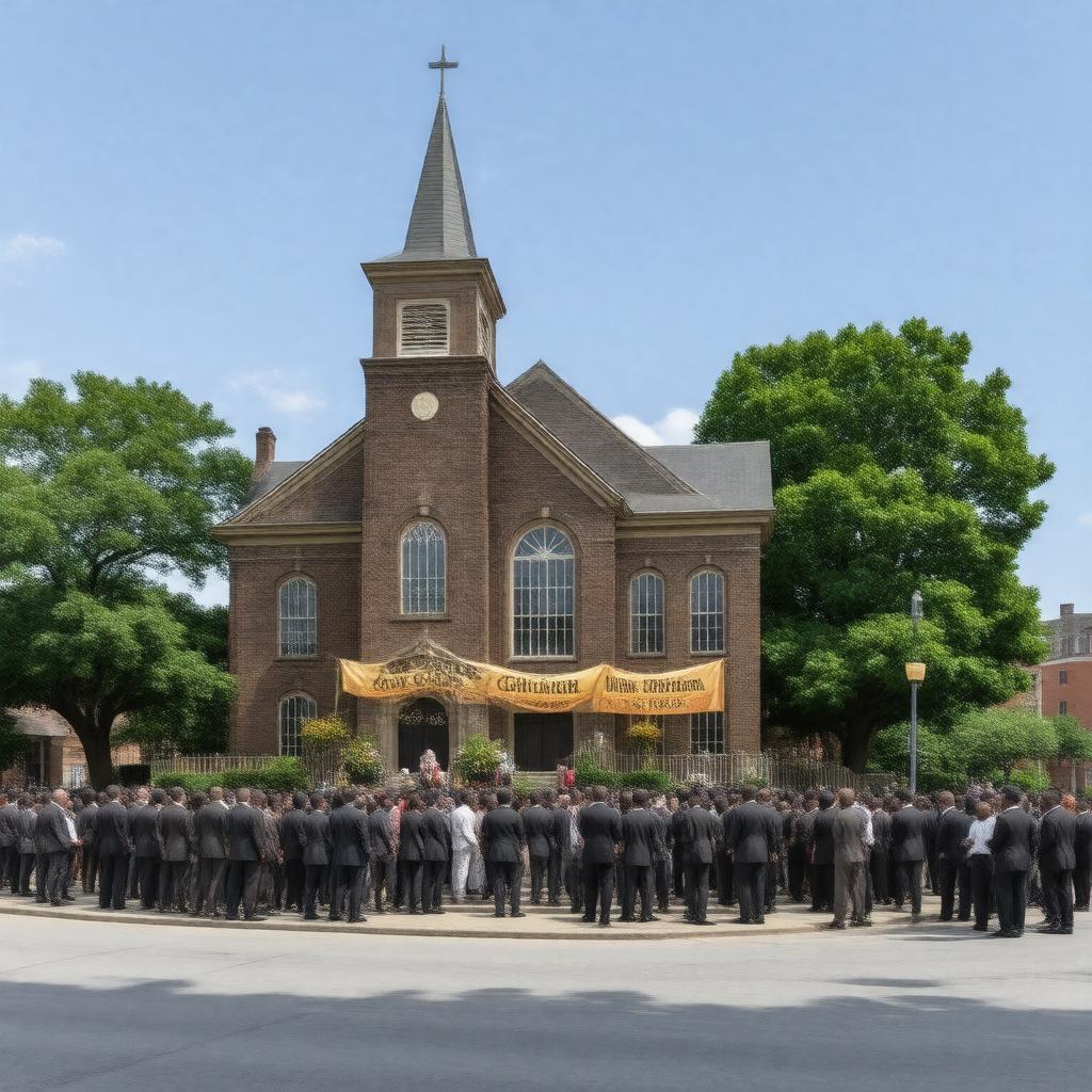 Click to view larger image AI-created image of African Methodist Episcopal Church