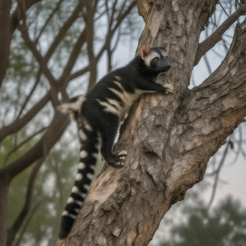 AI-created image of African civet
