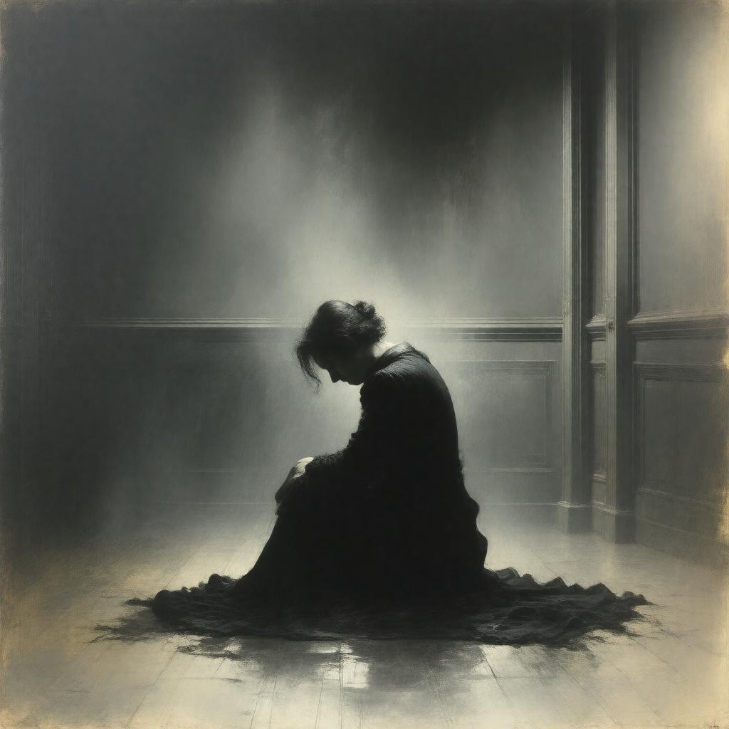 Click to view larger image AI-created image of After great pain, a formal feeling comes