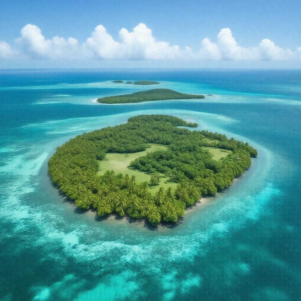 AI-created image of Agaléga