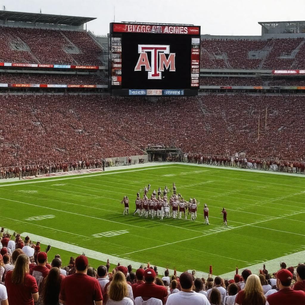 AI-created image of Aggie Football