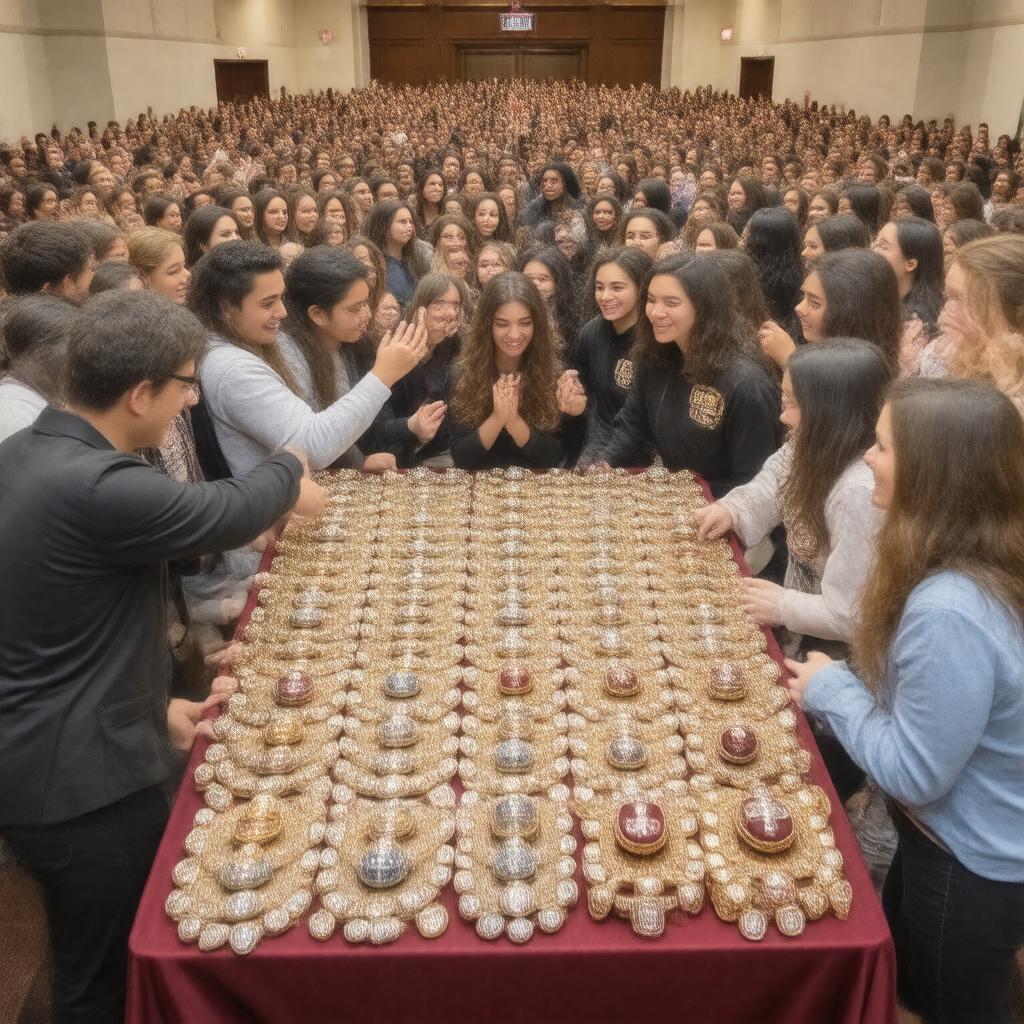 Click to view larger image AI-created image of Aggie Ring Day