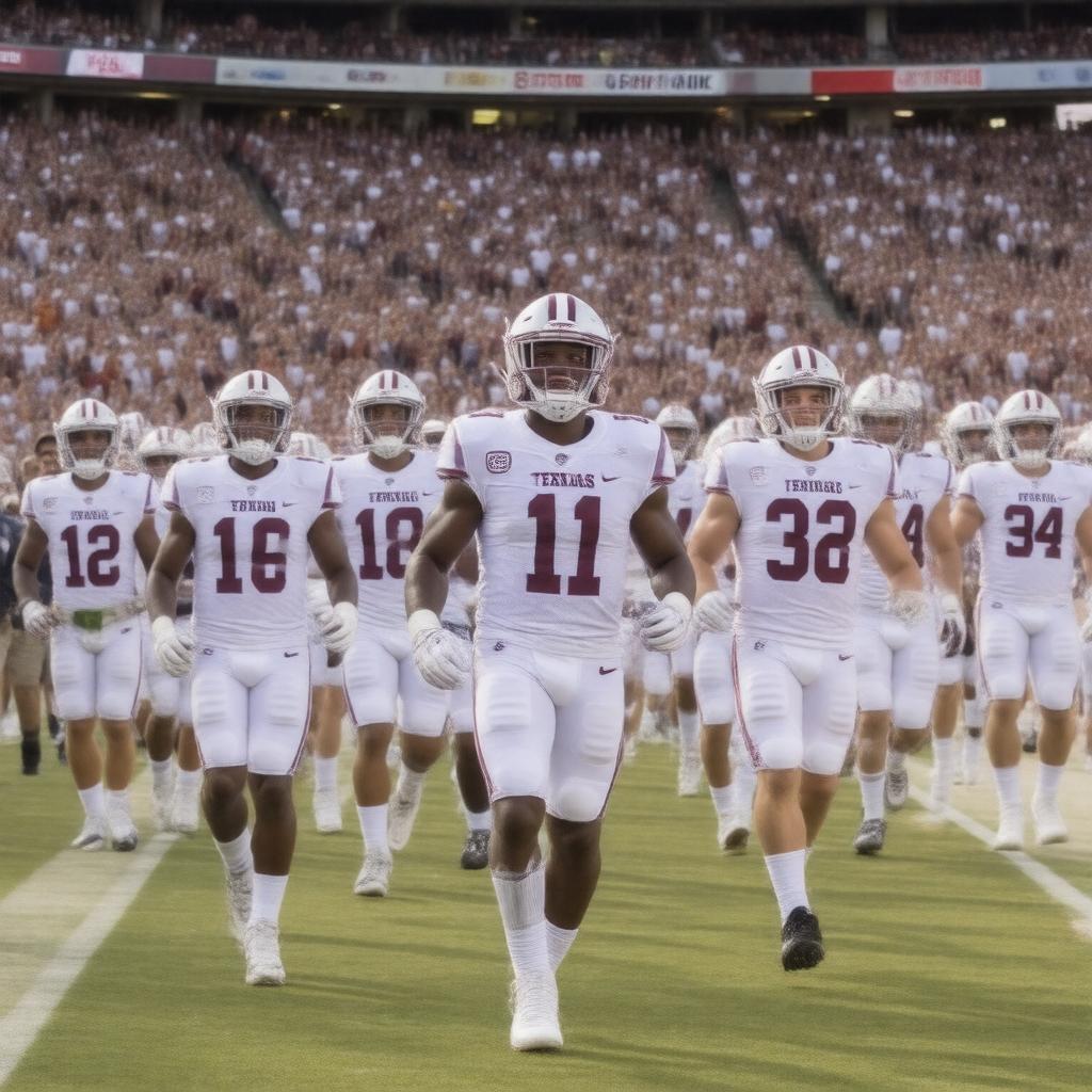 AI-created image of Aggie Spirit Walk