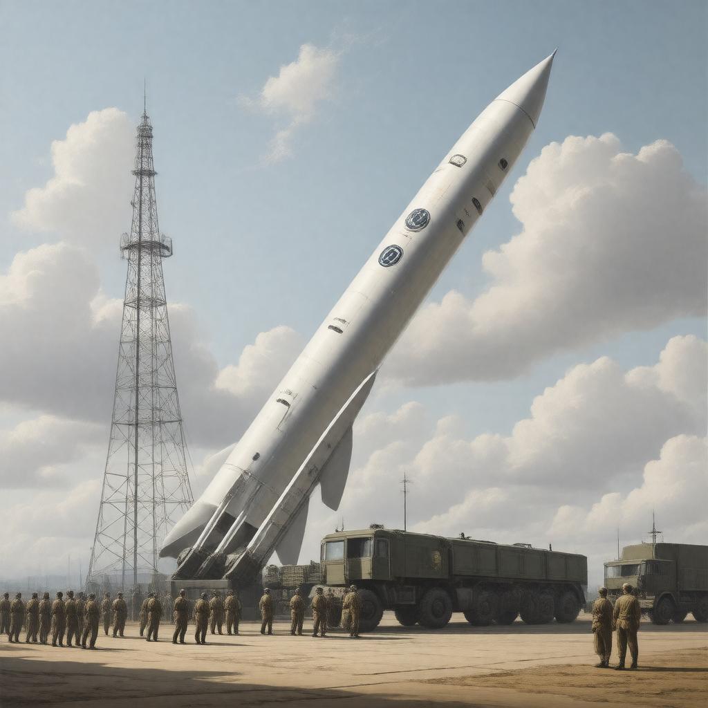 Click to view larger image AI-created image of Aggregat rocket series