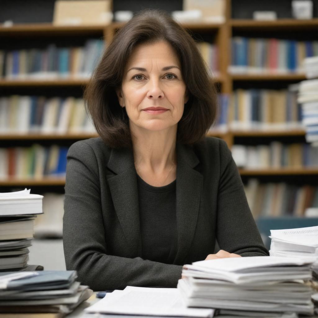 AI-created image of Agnes Callard